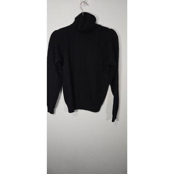 Ralph Lauren Cable-Knit Cashmere Turtleneck size m - Picture 2 of 8